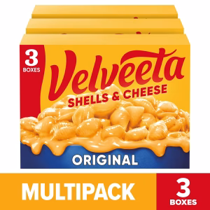 Velveeta Shells and Cheese Mac and Cheese, 3 Boxes